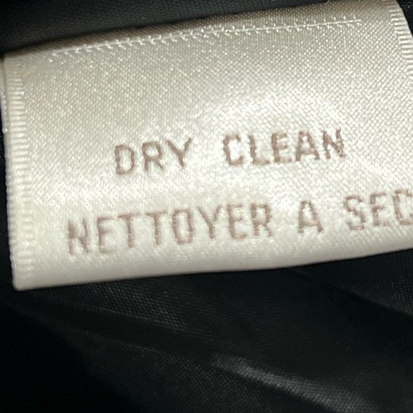 Jones NY Petite Black & Tan Jacket Blazer with Pockets Lined Linen Blend Size 14 - Picture 7 of 7